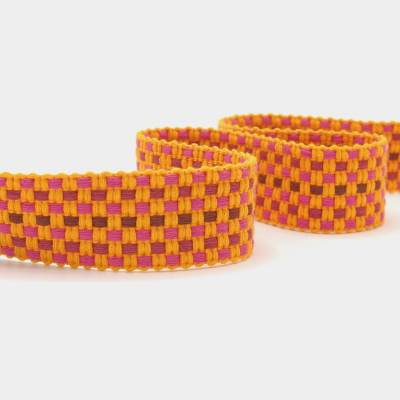 Vintage jacquard braid trim - multicolored 