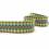 Vintage jacquard braid trim - multicolored 