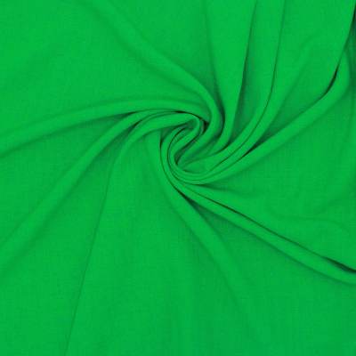 Tissu viscose et lin - vert pomme