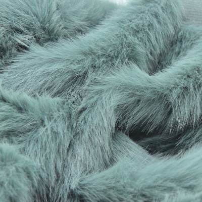 Faux fur in polyester - groen