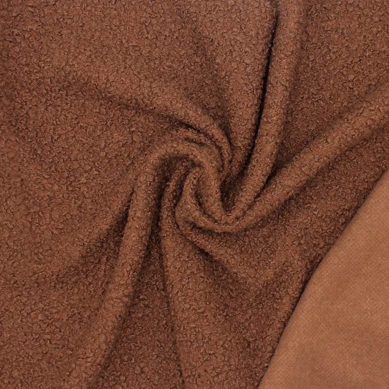 Fabric with loops - brown