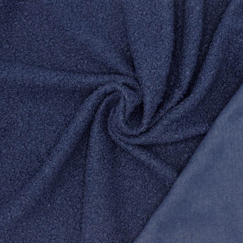 Fabric with loops - Royal blue