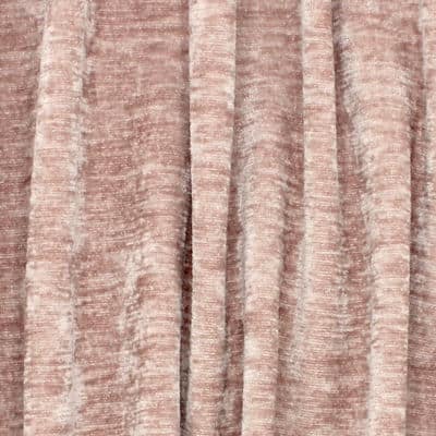 Tissu ameublement velours - vieux rose