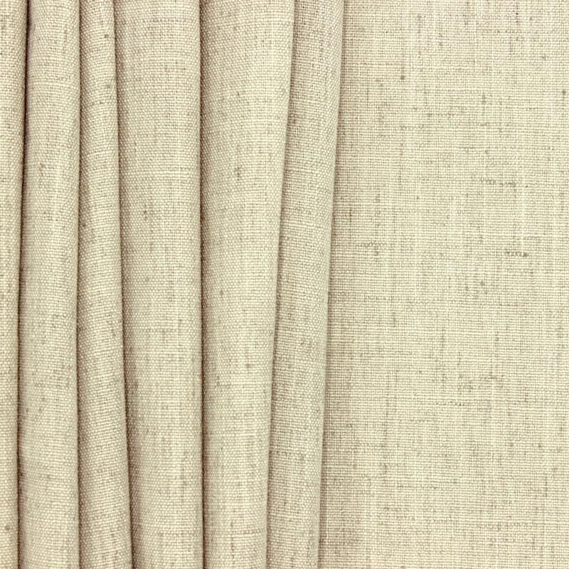 Upholstery fabric with linen aspect - beige