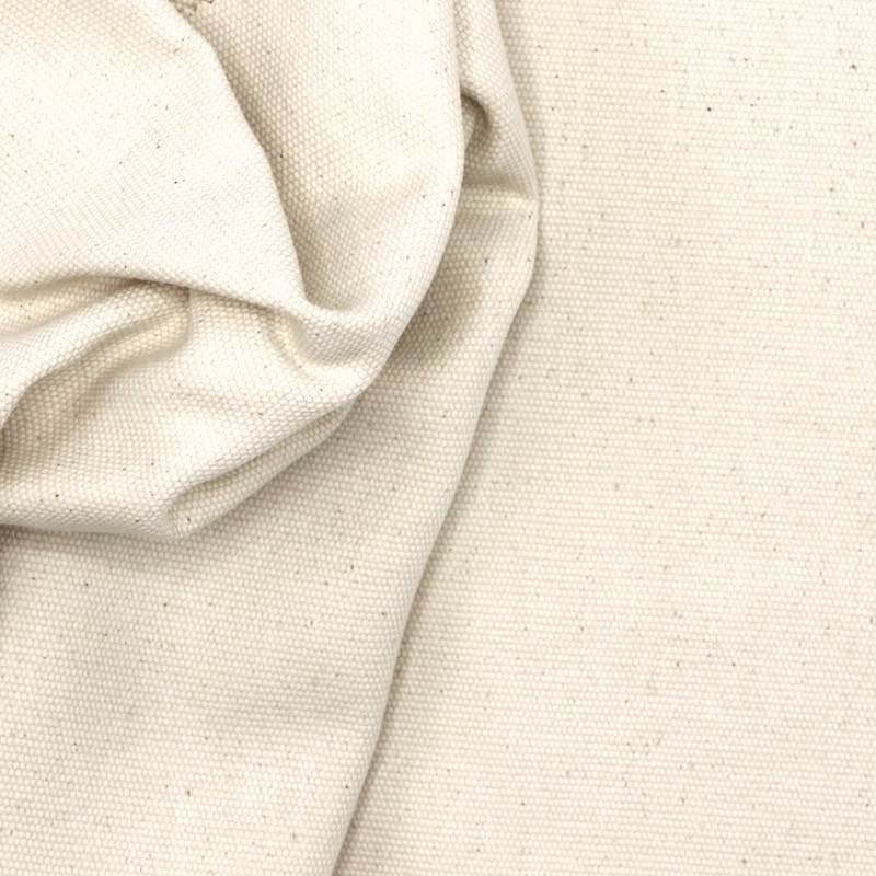 Plain cotton fabric - ecru