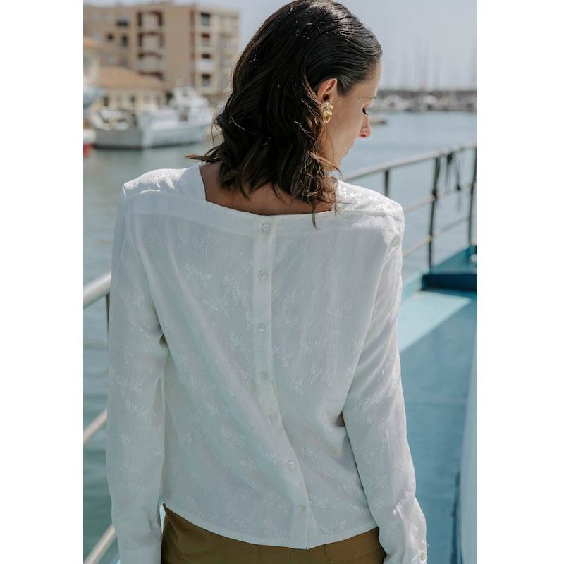 Pattern women blouse Déferlante