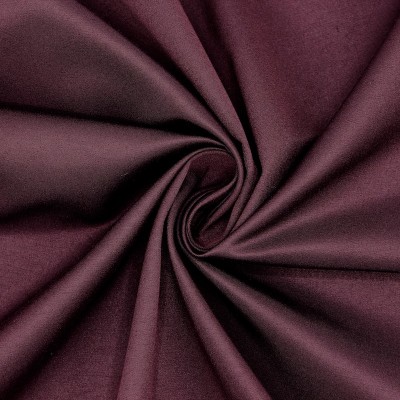 Satin de coton bordeaux