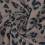 Leopard print double gauze fabric - brown