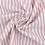 Double-sided striped gauze - old rose/off-white