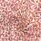 100% cotton animal print fabric - ecru/rust