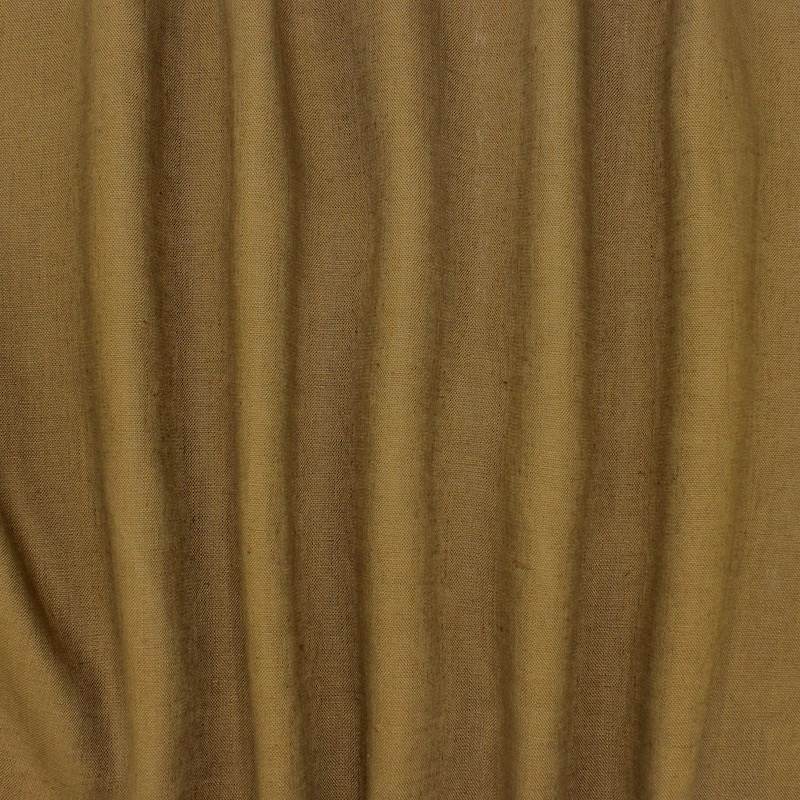 100% linen plain weave - tobacco