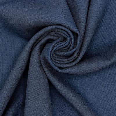 Tissu polyester et viscose marine