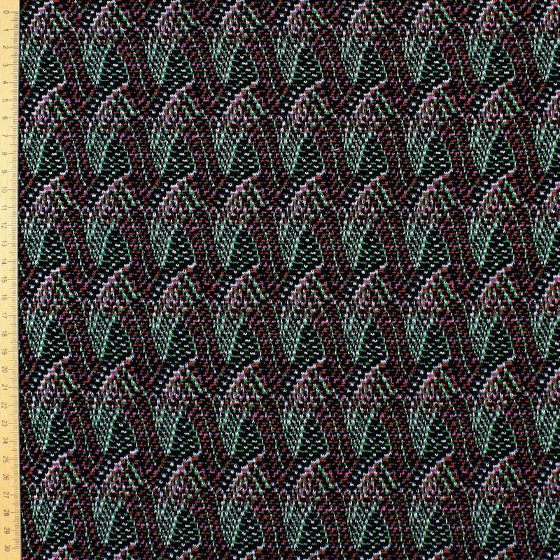 Jacquard knitted fabric - multicoloured