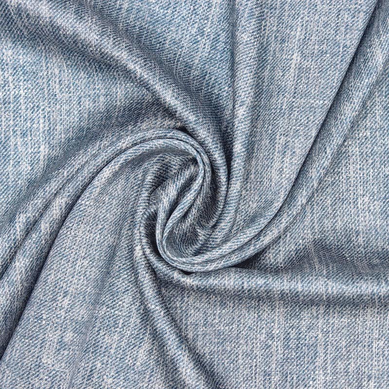 Polyester fabric - denim blue 