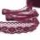 Lace ribbon - burgundy