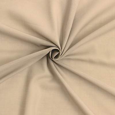 Voile de coton polyester ficelle 