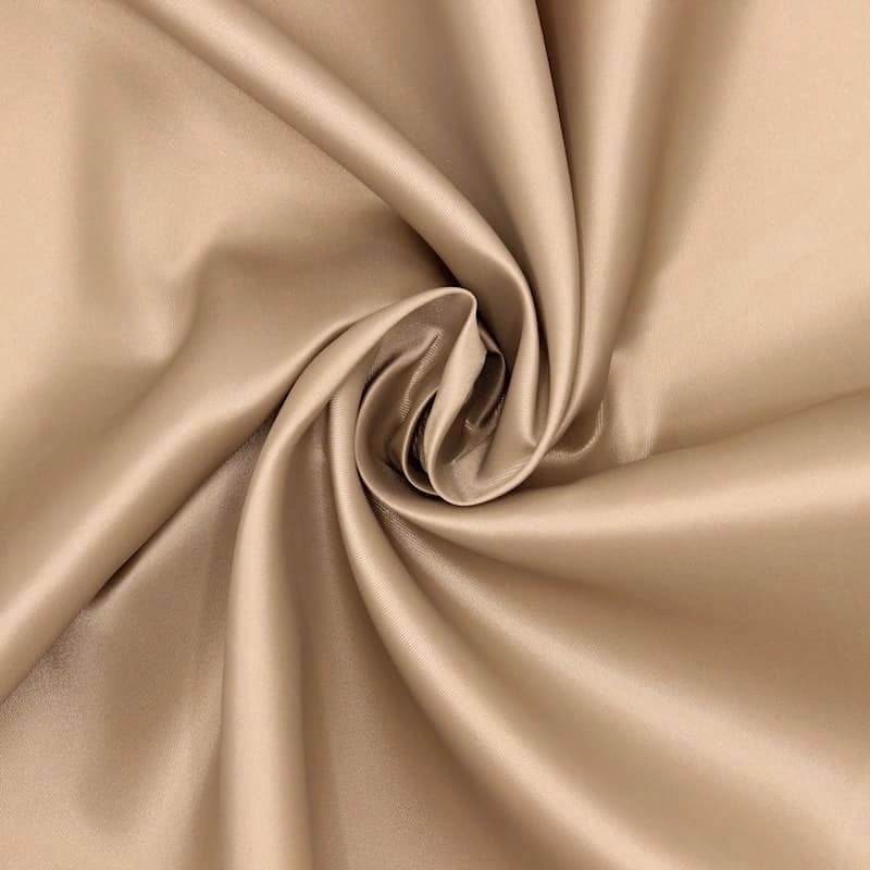 Doublure satin 100% polyester beige