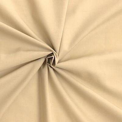 Voile de coton polyester sable