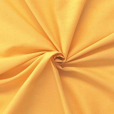 Voile de coton polyester jaune soleil