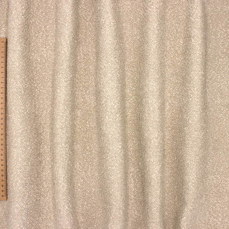 Bouclette upholstery fabric - beige