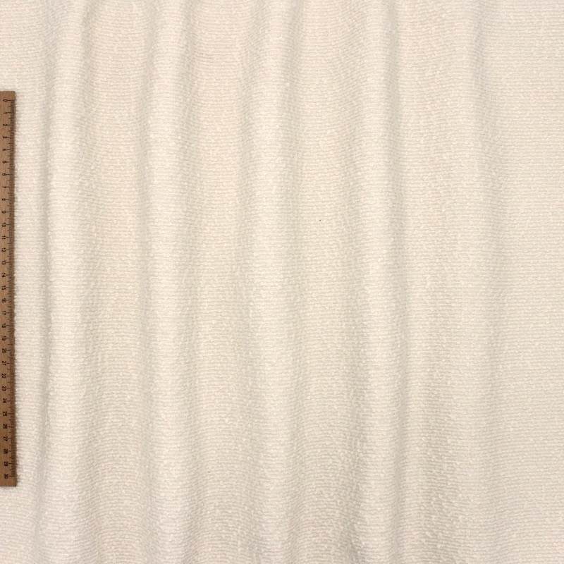 Tissu ameublementbouclette -blanc cassé