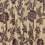 Floral printed cotton fabric - beige 