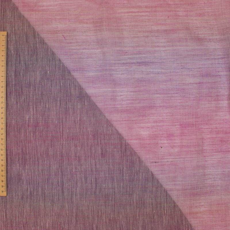 Wool and linen upholstery fabric - plum