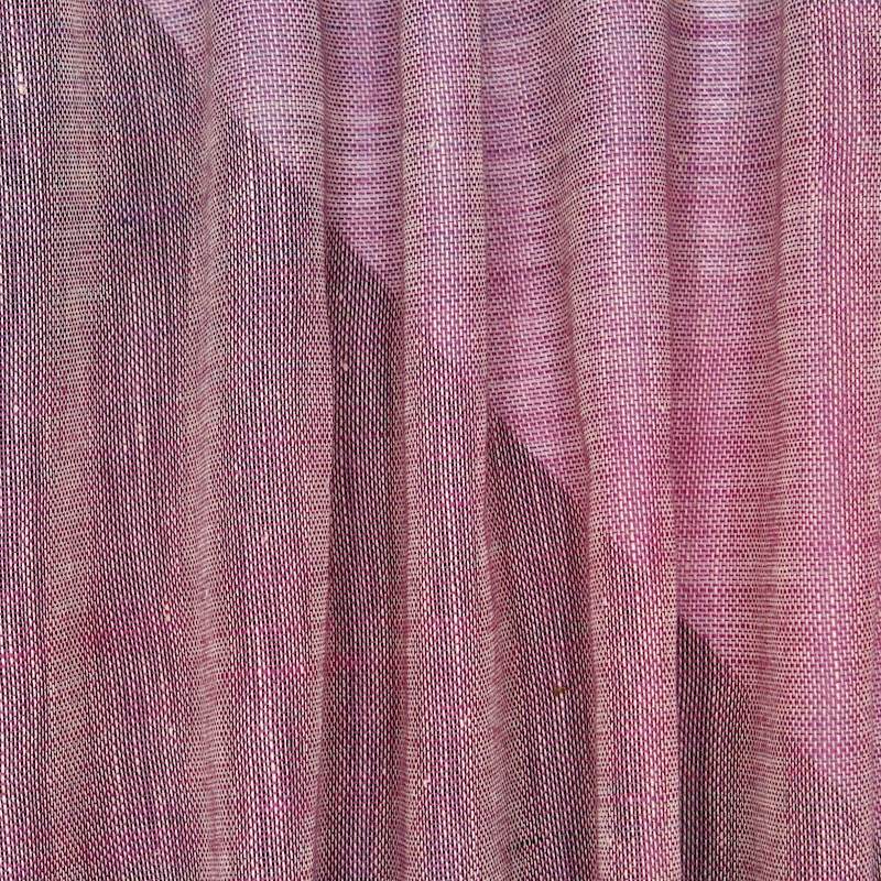 Wool and linen upholstery fabric - plum