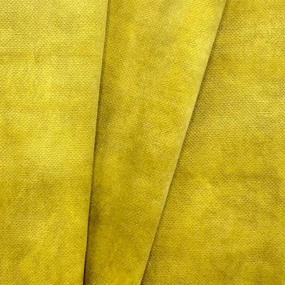 Embossed velvet fabric - anise green