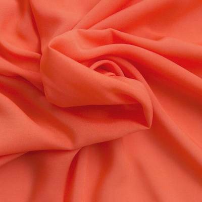 Light fabric in rayon - red-orange