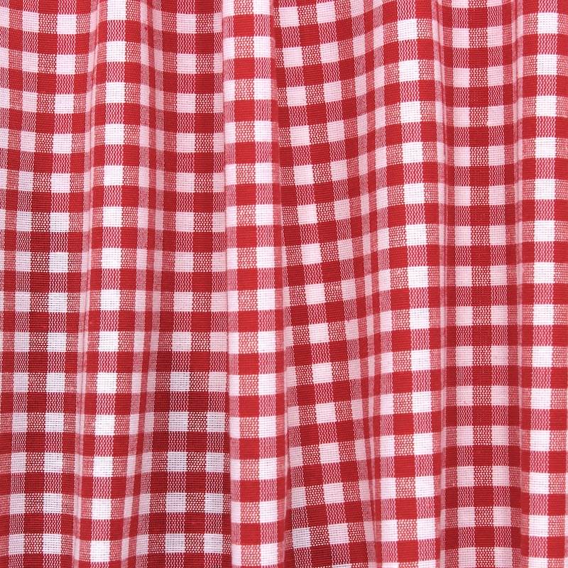 Vichy upholstery fabric - red