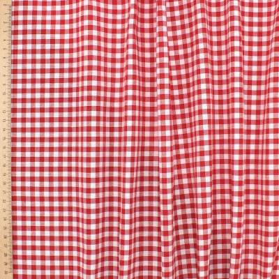 Vichy upholstery fabric - red