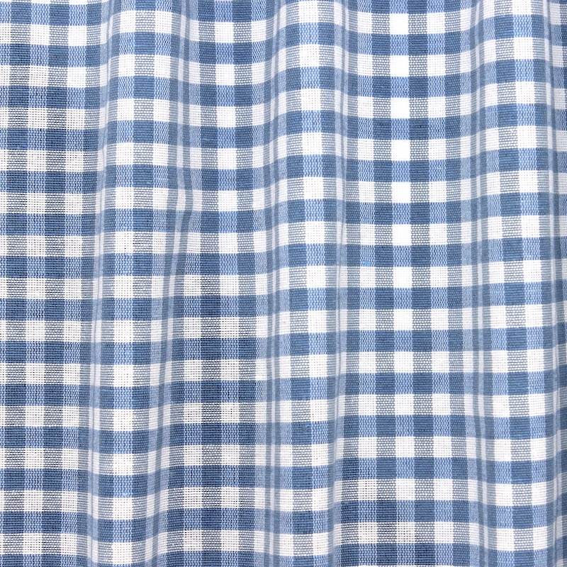 Gingham meubelstof - blauw