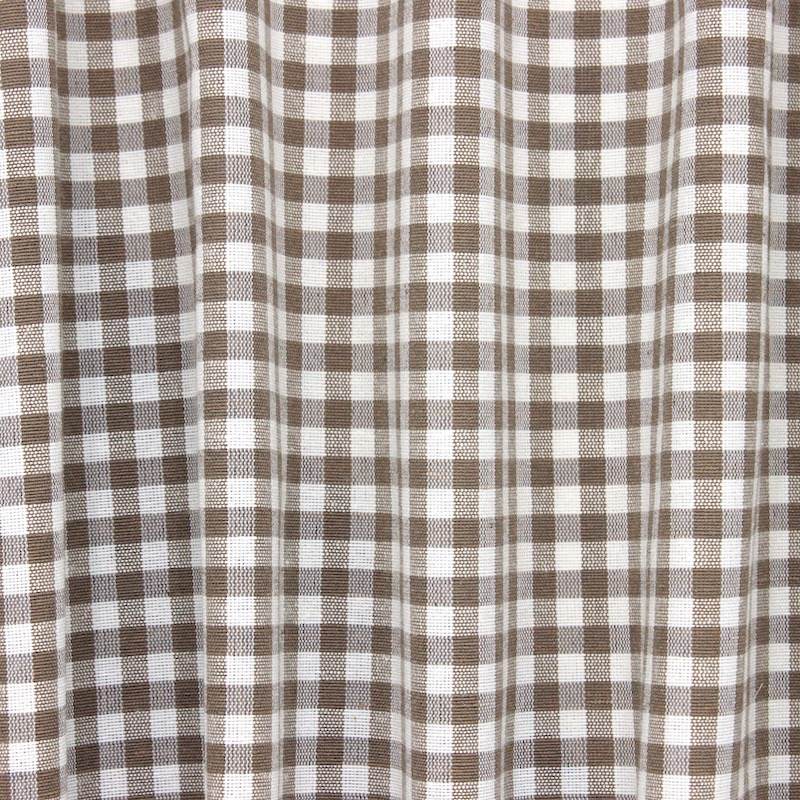 Gingham meubelstof - beige