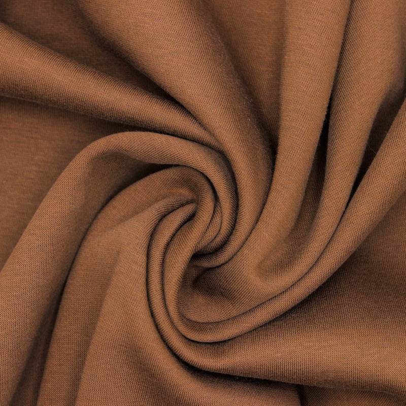 Duffle sweatshirt fabric - chocolate