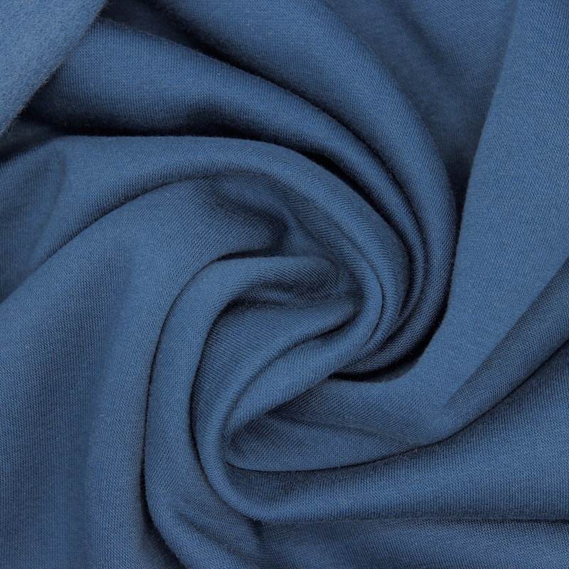 Duffle sweatshirt fabric - petrol blue