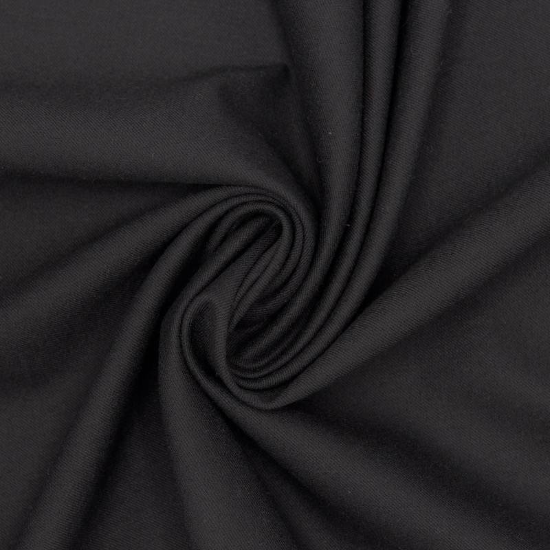 Twill léger et extensible - noir