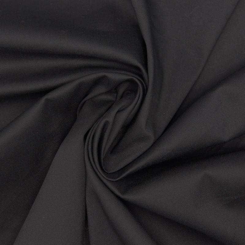 Cotton stretch fabric - black