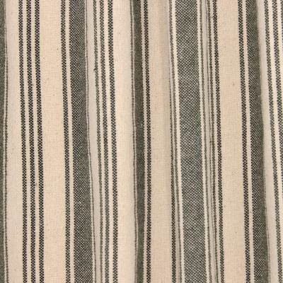 Indian cotton stripe fabric - khaki