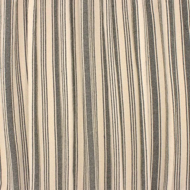 Indian cotton stripe fabric - khaki