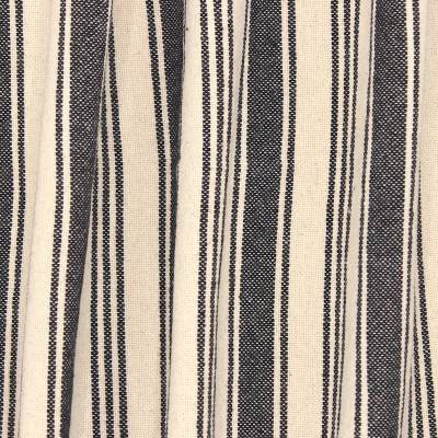 Indian cotton stripes - black