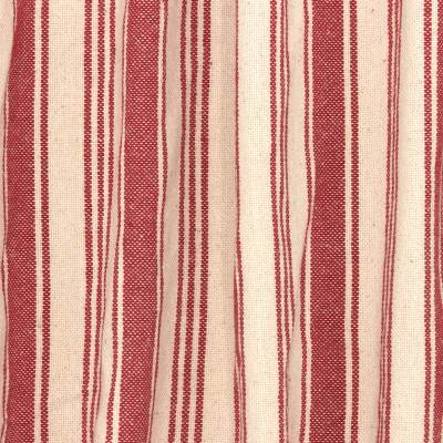 Tissu coton indien rayures - rouge