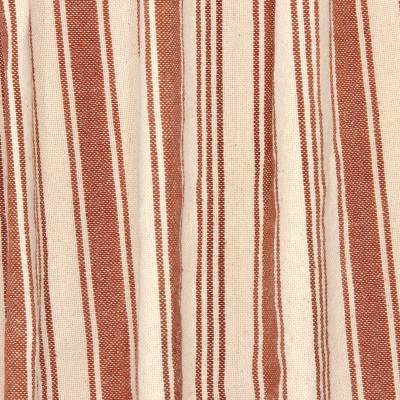 Indian cotton stripes - terracota