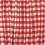 Indian cotton check fabric - red