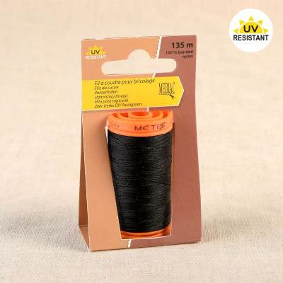 UV-resistant sewing thread - black