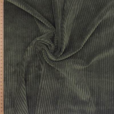 Stretch corduroy fabric - green