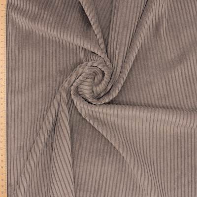 Stretch corduroy fabric - taupe