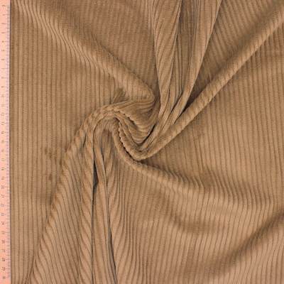 Stretch corduroy fabric - caramel