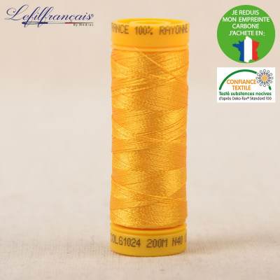 Embroidery thread ochre