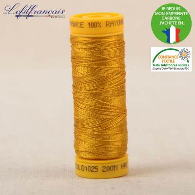 Embroidery thread dark ochre